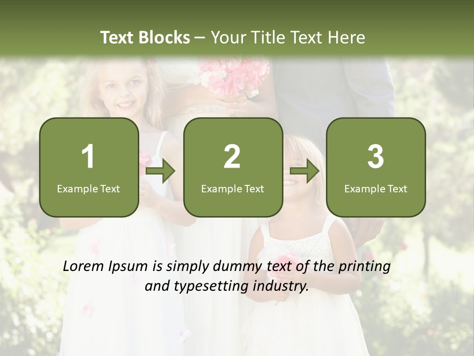 Woman Ceremony Children PowerPoint Template