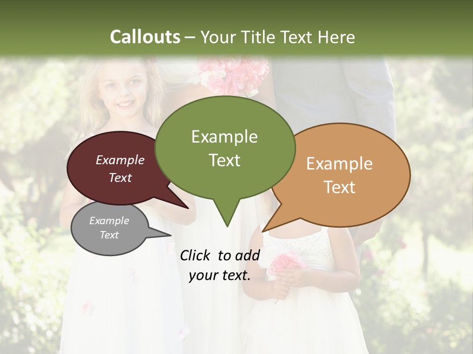 Woman Ceremony Children PowerPoint Template