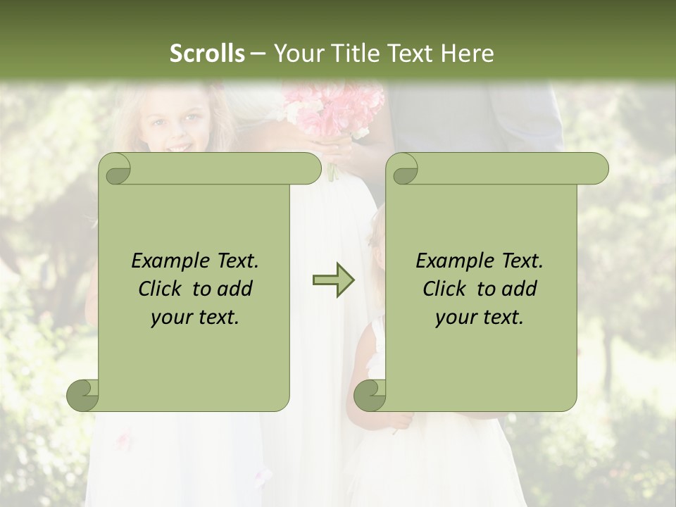 Woman Ceremony Children PowerPoint Template