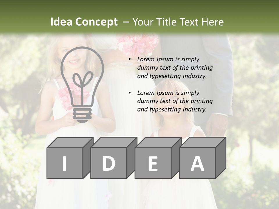 Woman Ceremony Children PowerPoint Template