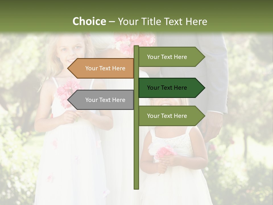 Woman Ceremony Children PowerPoint Template