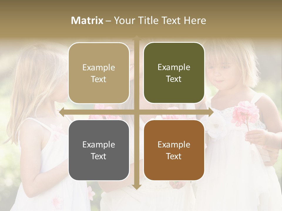 Girls Children Woman PowerPoint Template