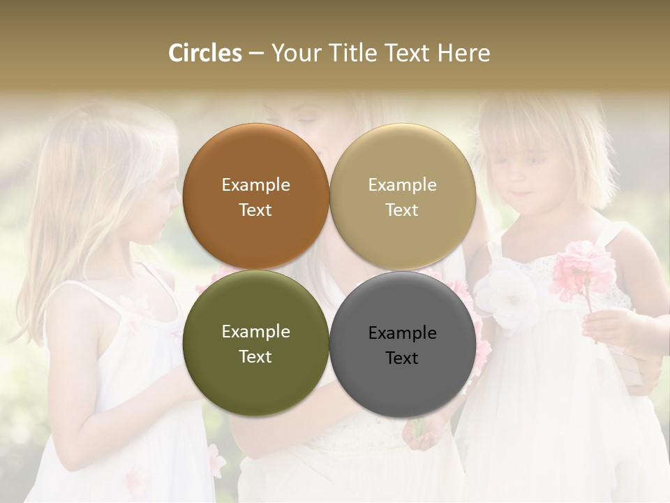 Girls Children Woman PowerPoint Template