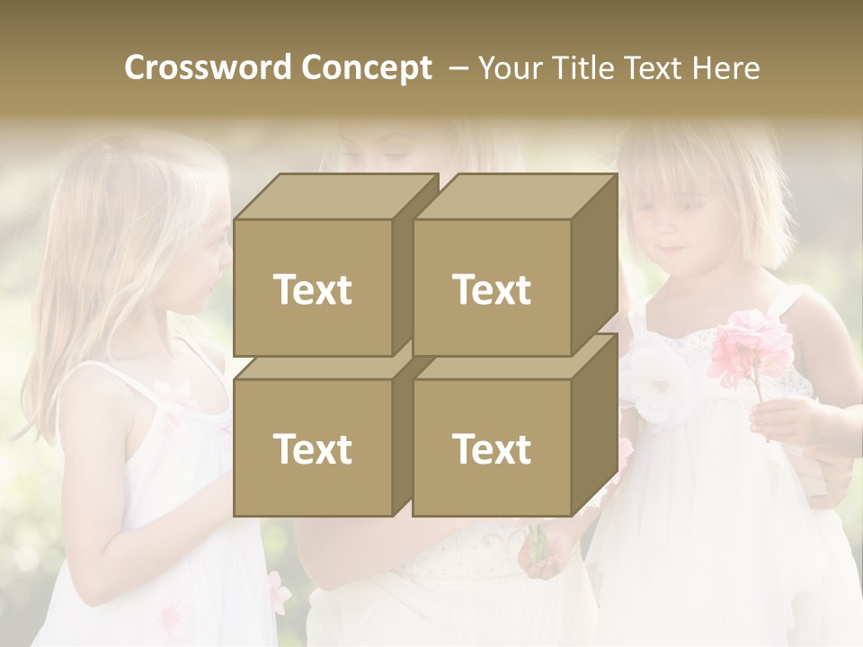 Girls Children Woman PowerPoint Template