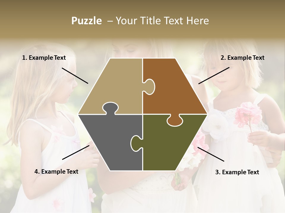 Girls Children Woman PowerPoint Template