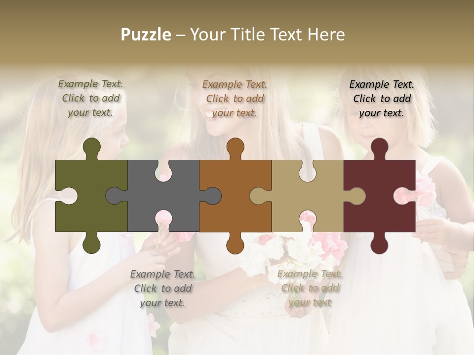 Girls Children Woman PowerPoint Template