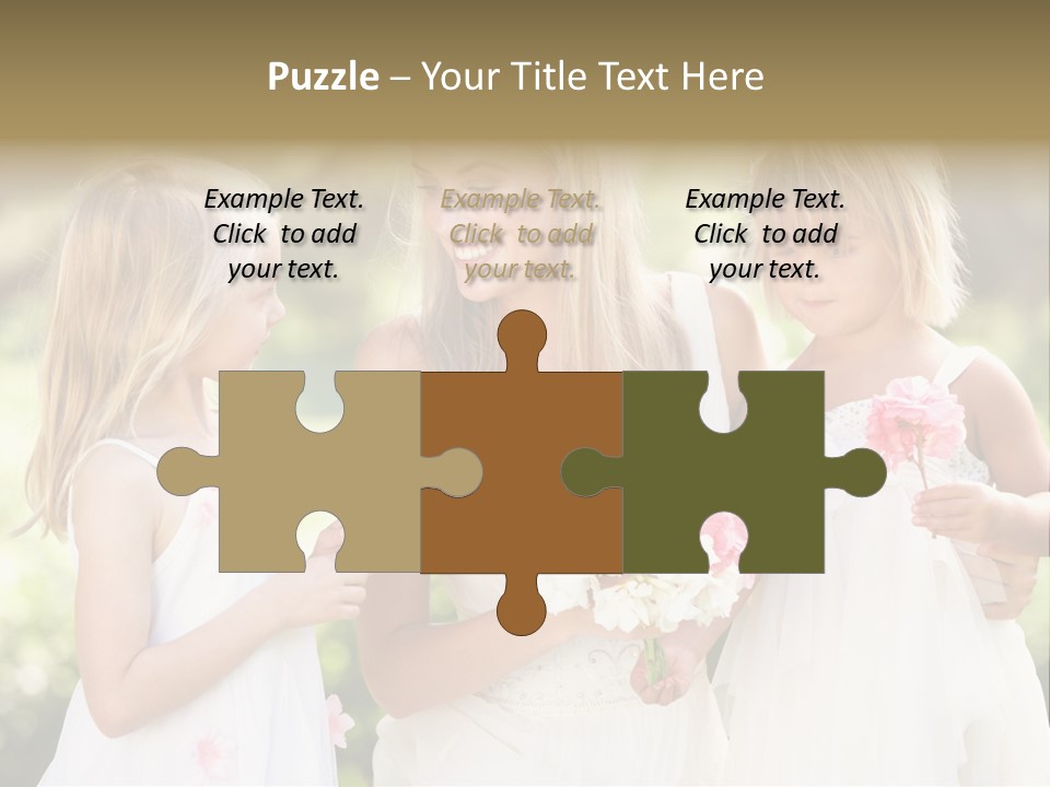 Girls Children Woman PowerPoint Template