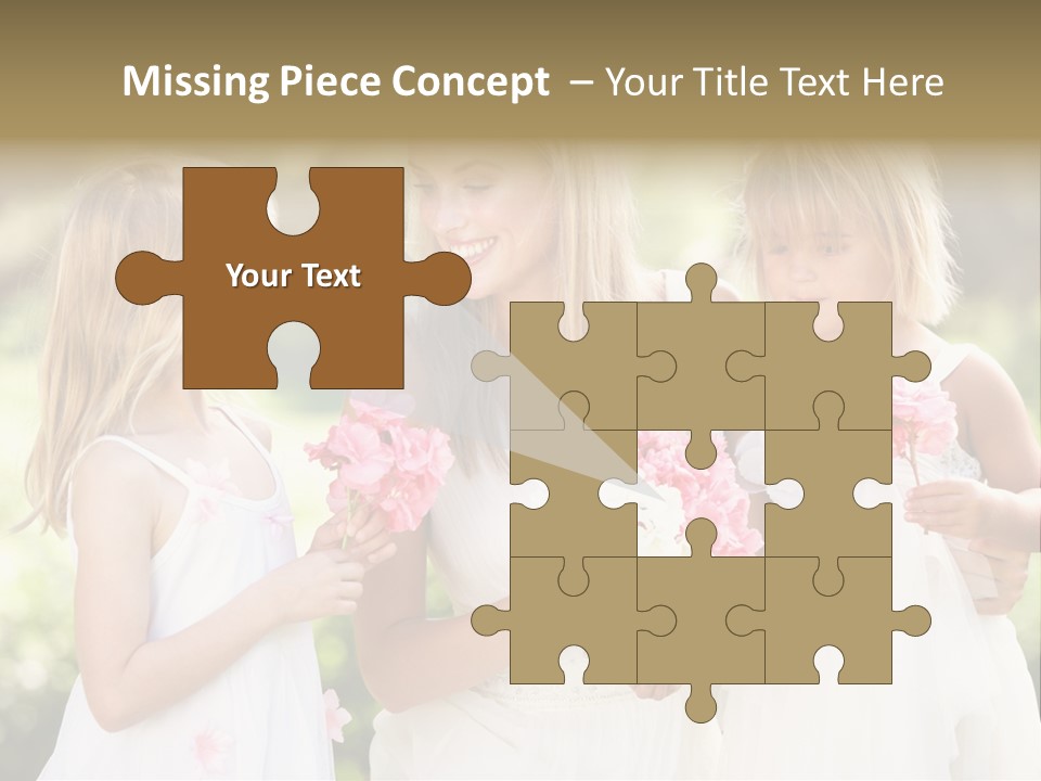 Girls Children Woman PowerPoint Template