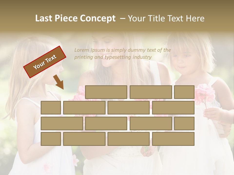 Girls Children Woman PowerPoint Template