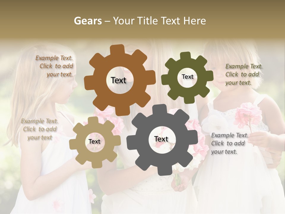Girls Children Woman PowerPoint Template