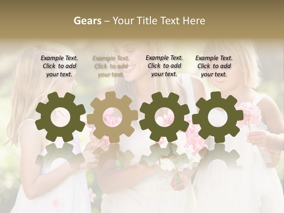 Girls Children Woman PowerPoint Template