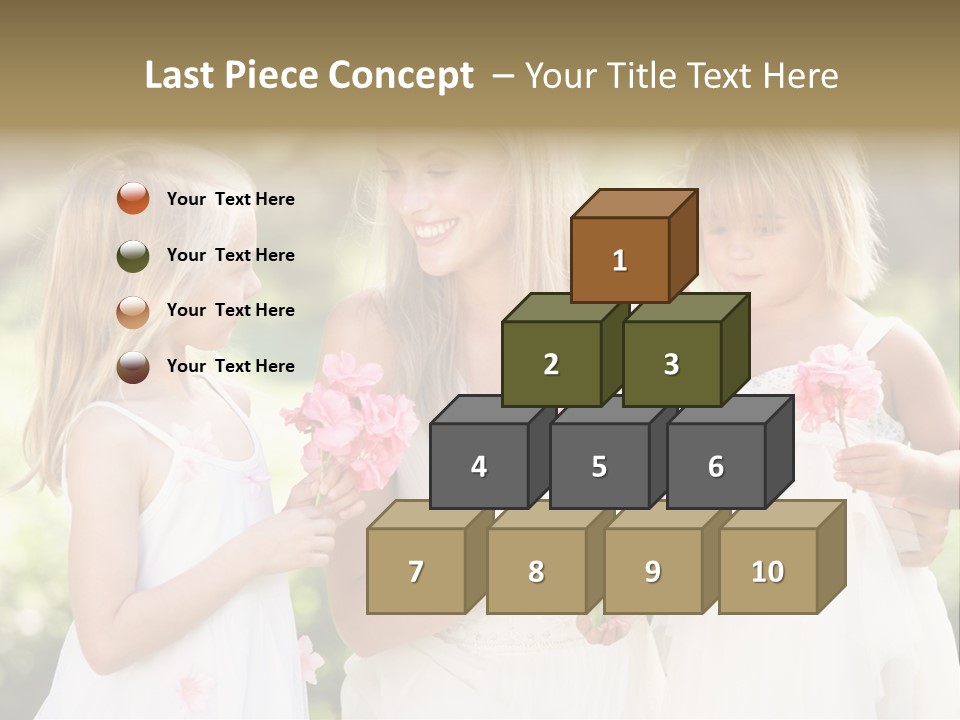 Girls Children Woman PowerPoint Template