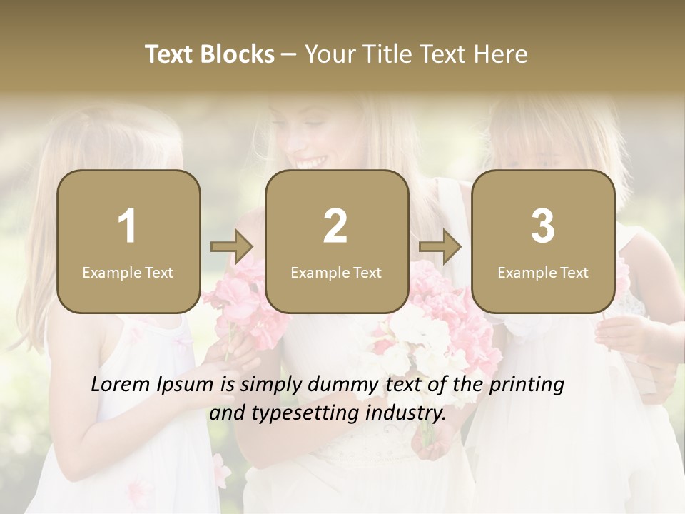 Girls Children Woman PowerPoint Template