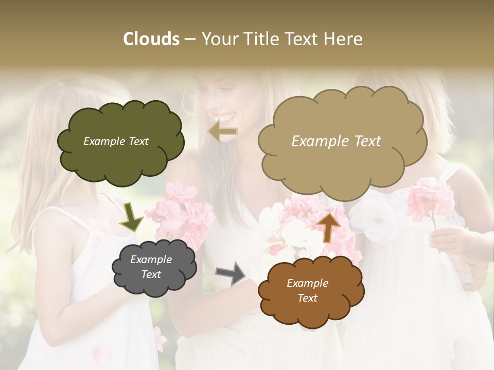 Girls Children Woman PowerPoint Template