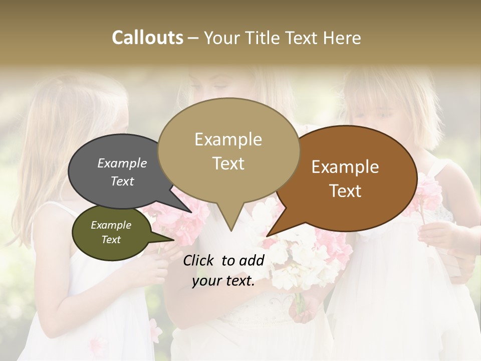 Girls Children Woman PowerPoint Template