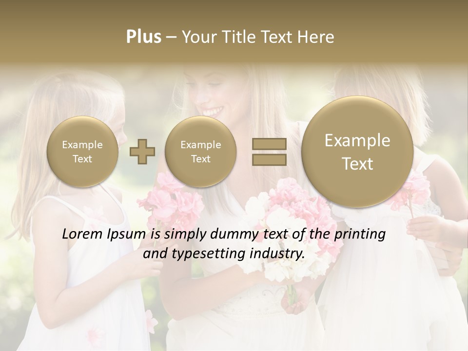 Girls Children Woman PowerPoint Template