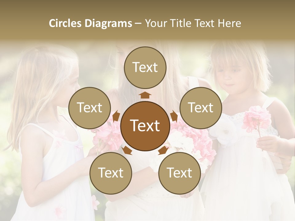 Girls Children Woman PowerPoint Template