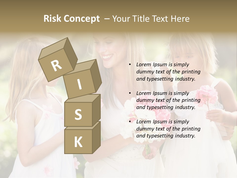 Girls Children Woman PowerPoint Template