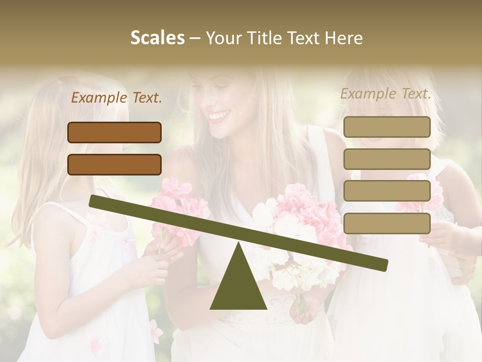 Girls Children Woman PowerPoint Template