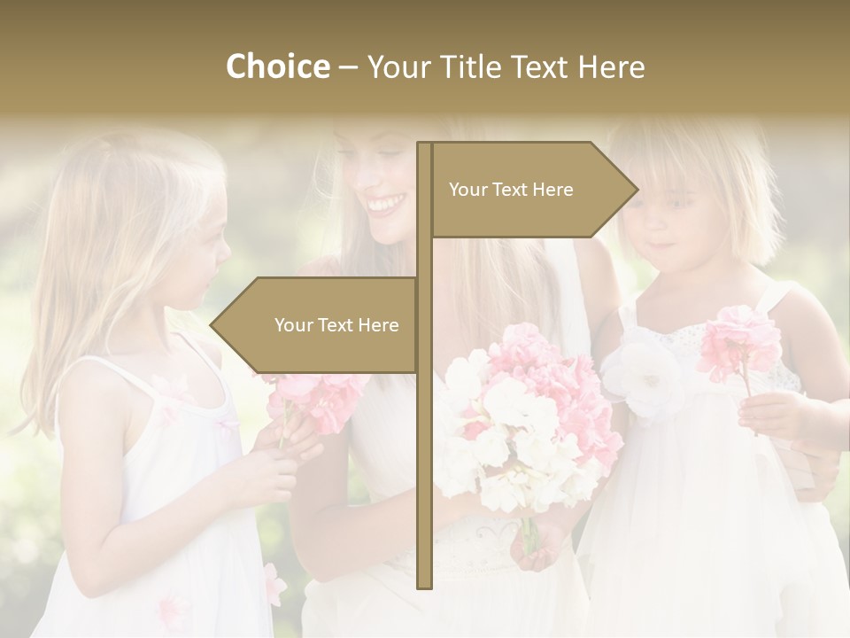 Girls Children Woman PowerPoint Template