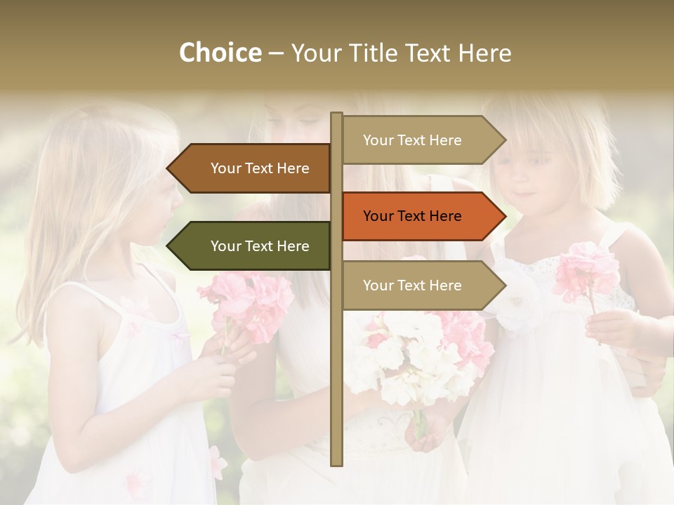 Girls Children Woman PowerPoint Template