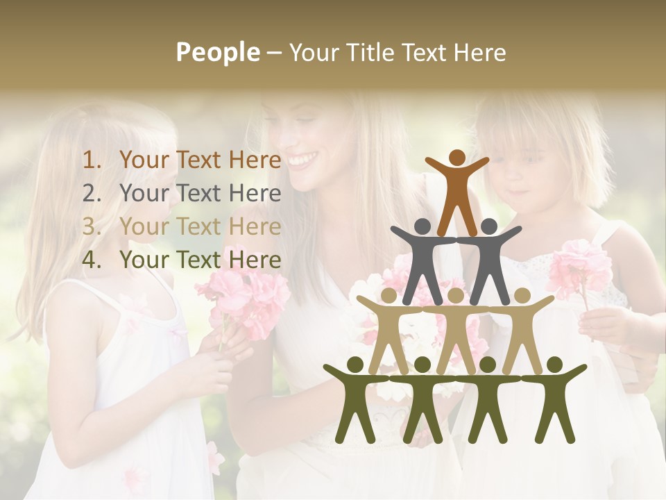 Girls Children Woman PowerPoint Template