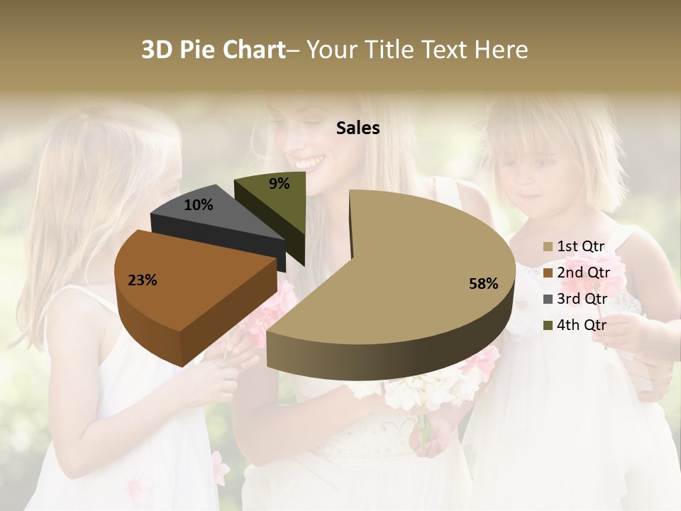 Girls Children Woman PowerPoint Template