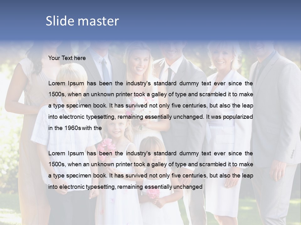 Spring Smiling Retired PowerPoint Template