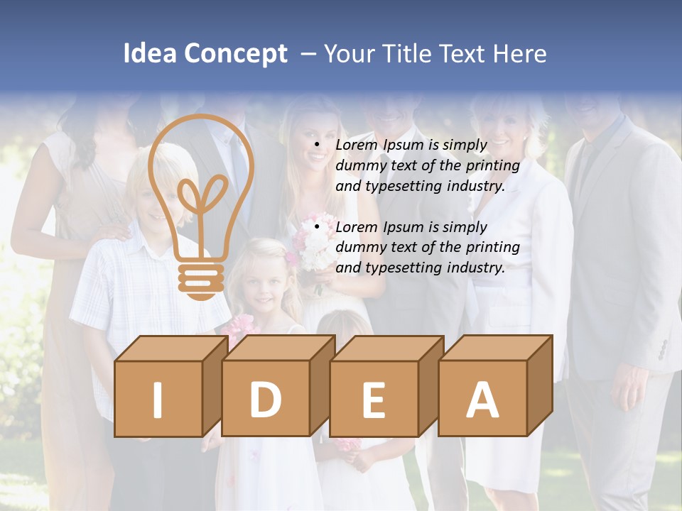 Spring Smiling Retired PowerPoint Template