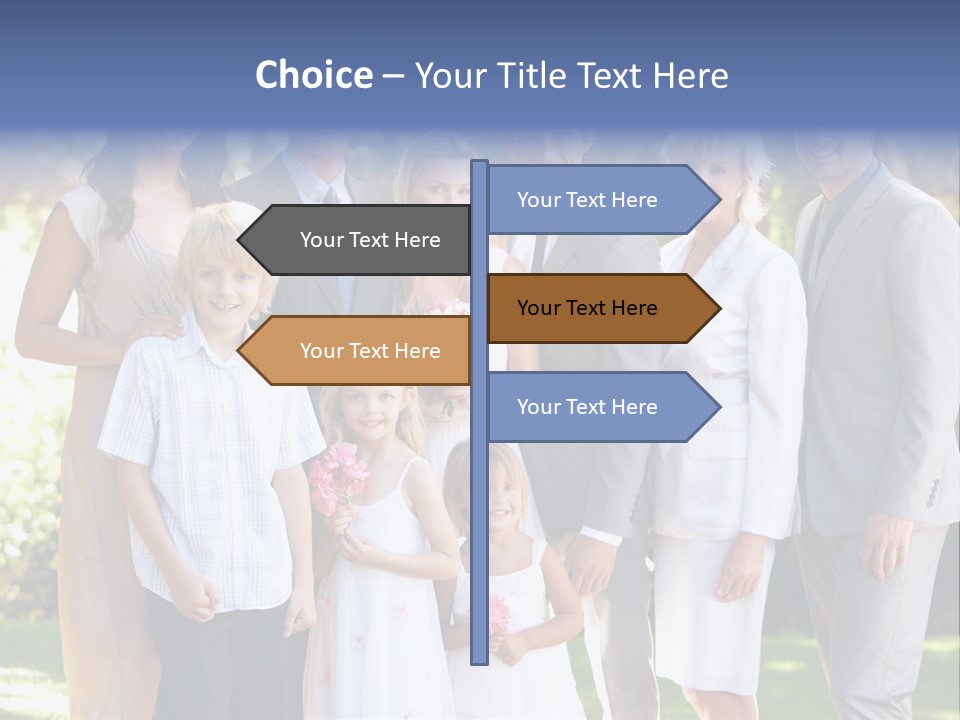 Spring Smiling Retired PowerPoint Template