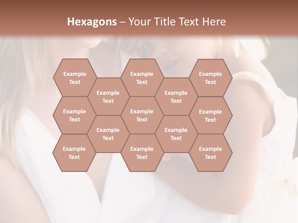 At Camera Bride Blonde PowerPoint Template