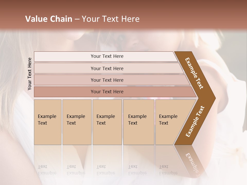 At Camera Bride Blonde PowerPoint Template