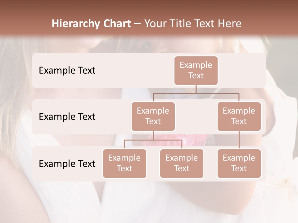 At Camera Bride Blonde PowerPoint Template