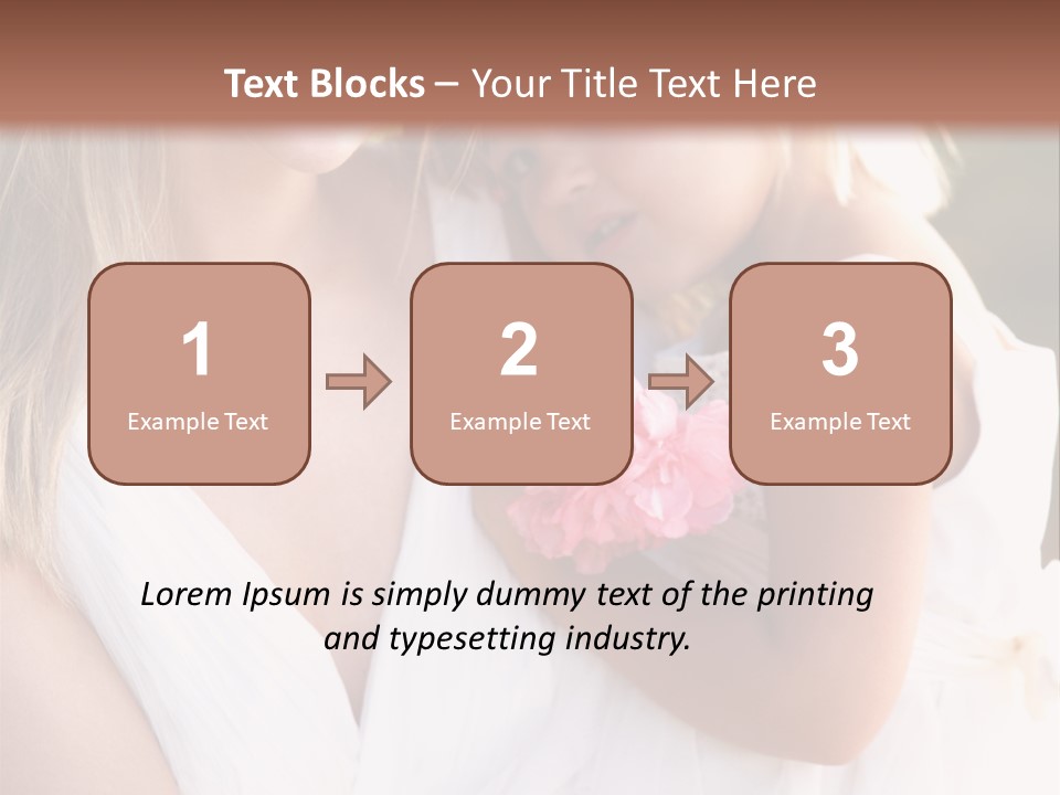 At Camera Bride Blonde PowerPoint Template