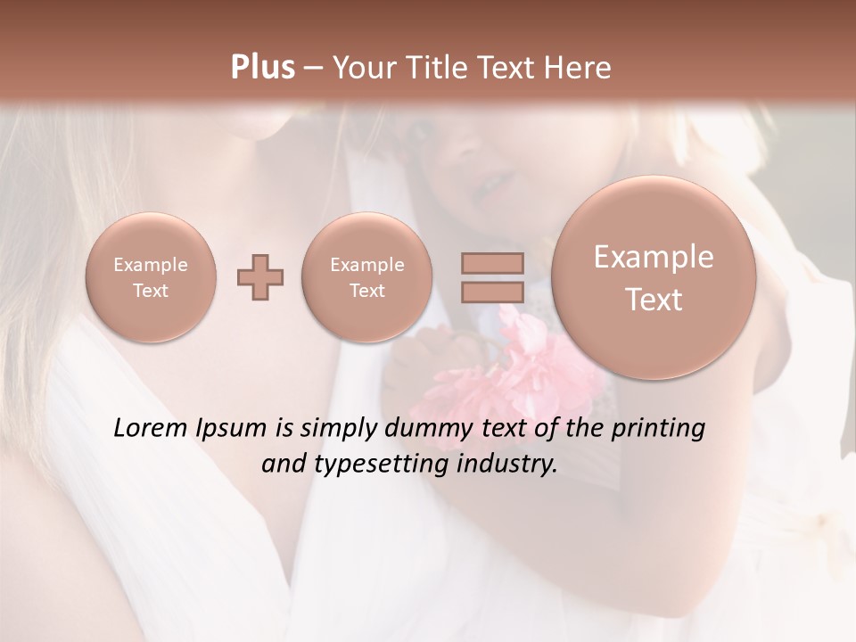 At Camera Bride Blonde PowerPoint Template