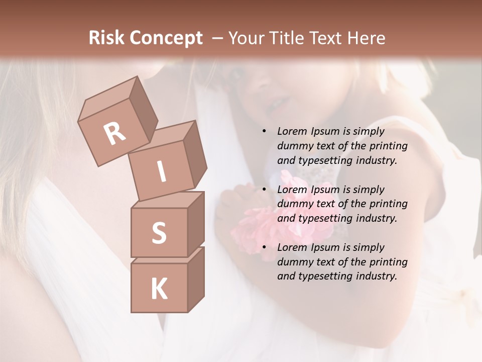 At Camera Bride Blonde PowerPoint Template