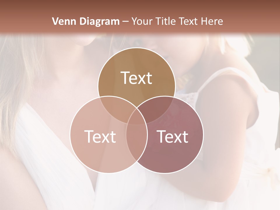 At Camera Bride Blonde PowerPoint Template