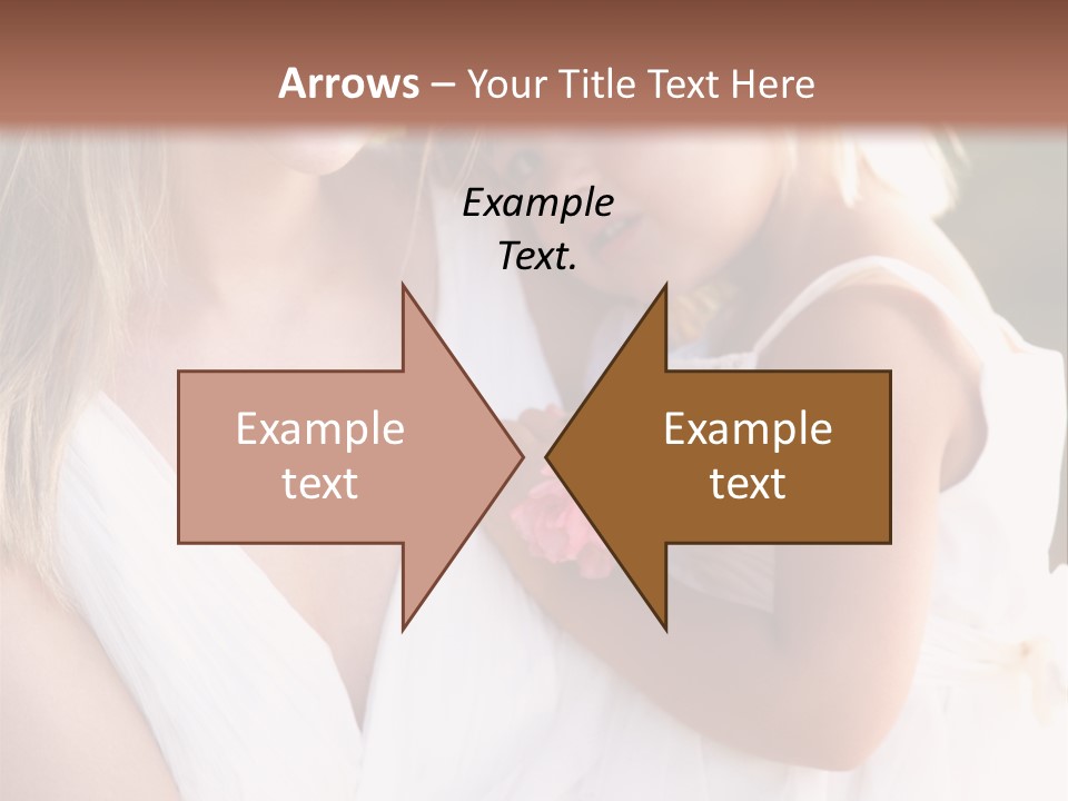 At Camera Bride Blonde PowerPoint Template