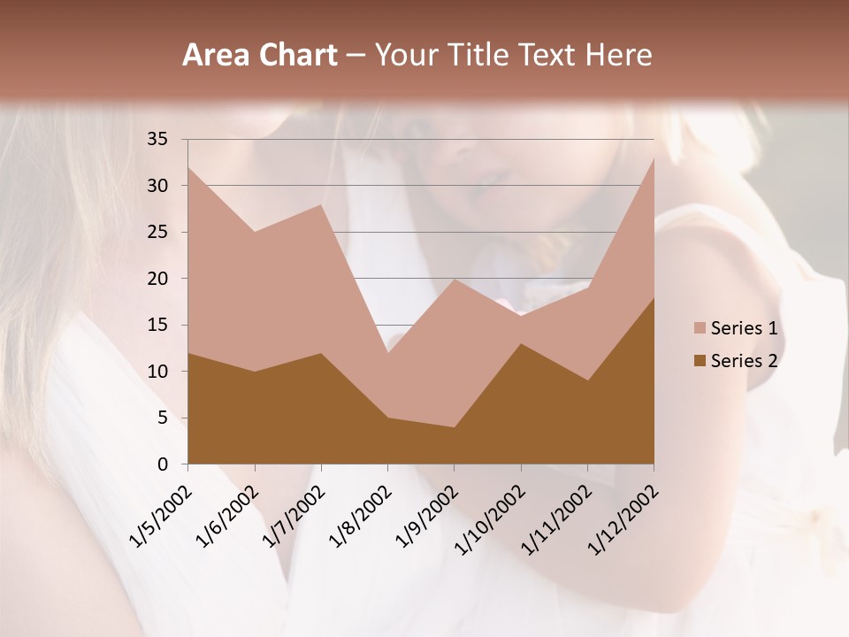 At Camera Bride Blonde PowerPoint Template