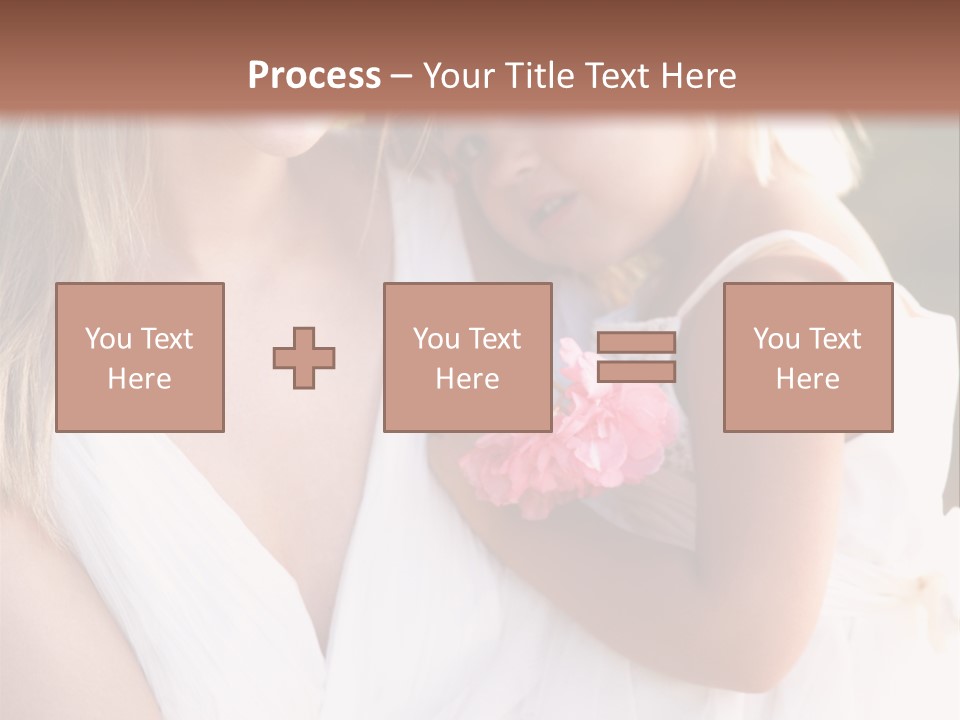At Camera Bride Blonde PowerPoint Template