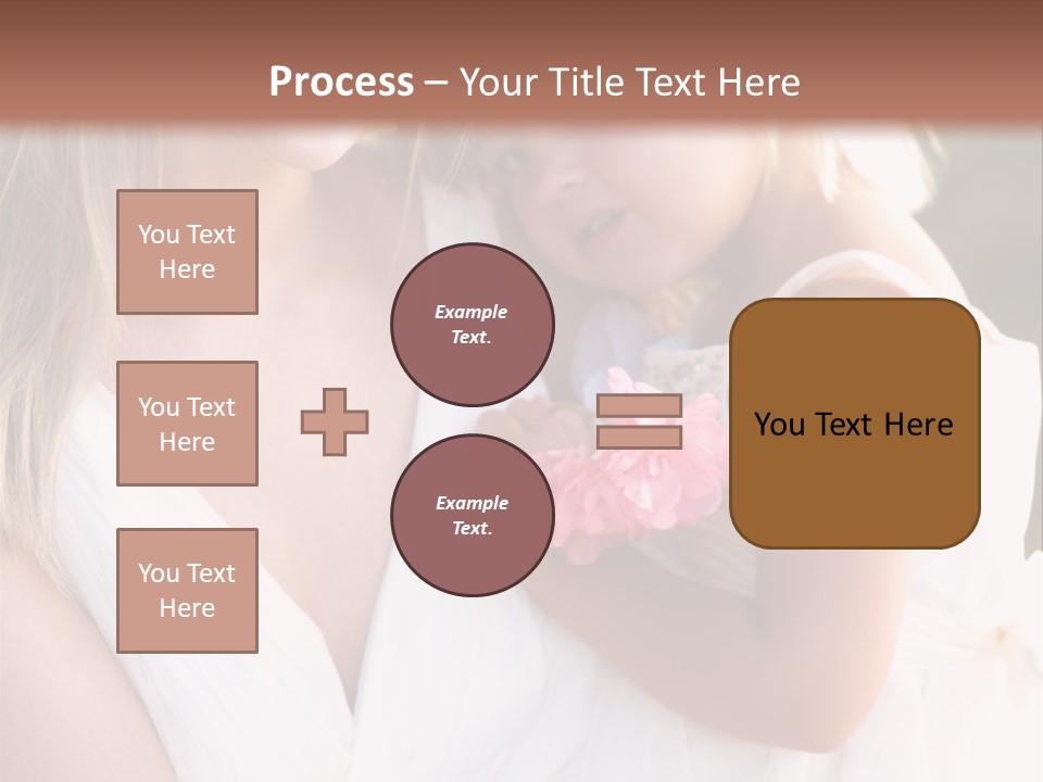 At Camera Bride Blonde PowerPoint Template