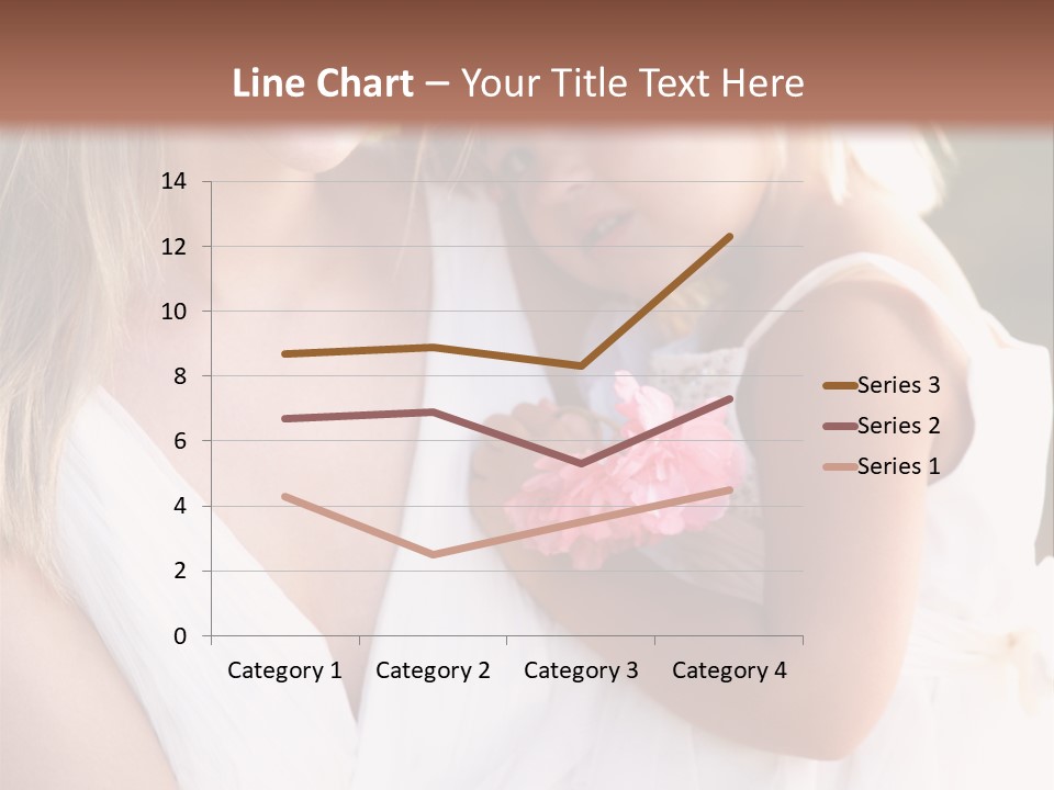 At Camera Bride Blonde PowerPoint Template