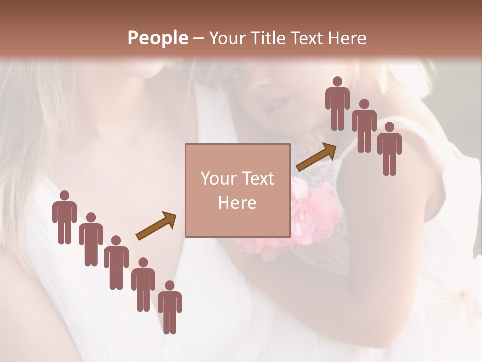 At Camera Bride Blonde PowerPoint Template