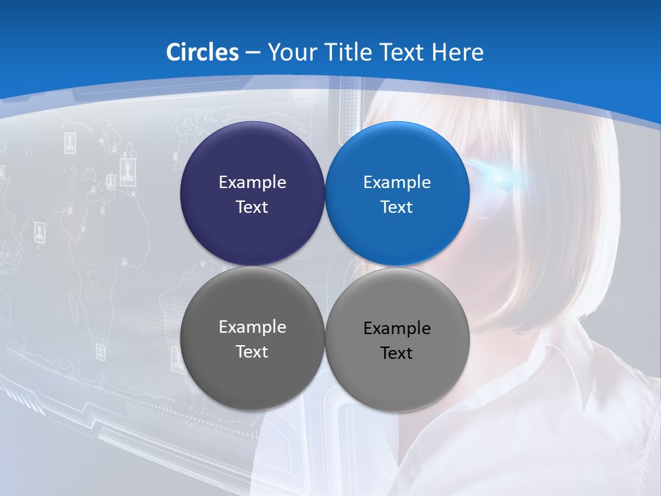 Internet Kommunizieren Business PowerPoint Template