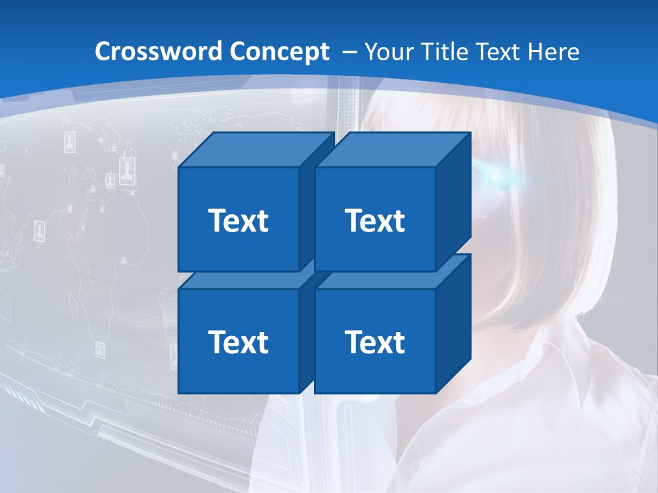 Internet Kommunizieren Business PowerPoint Template