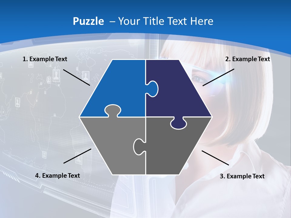 Internet Kommunizieren Business PowerPoint Template