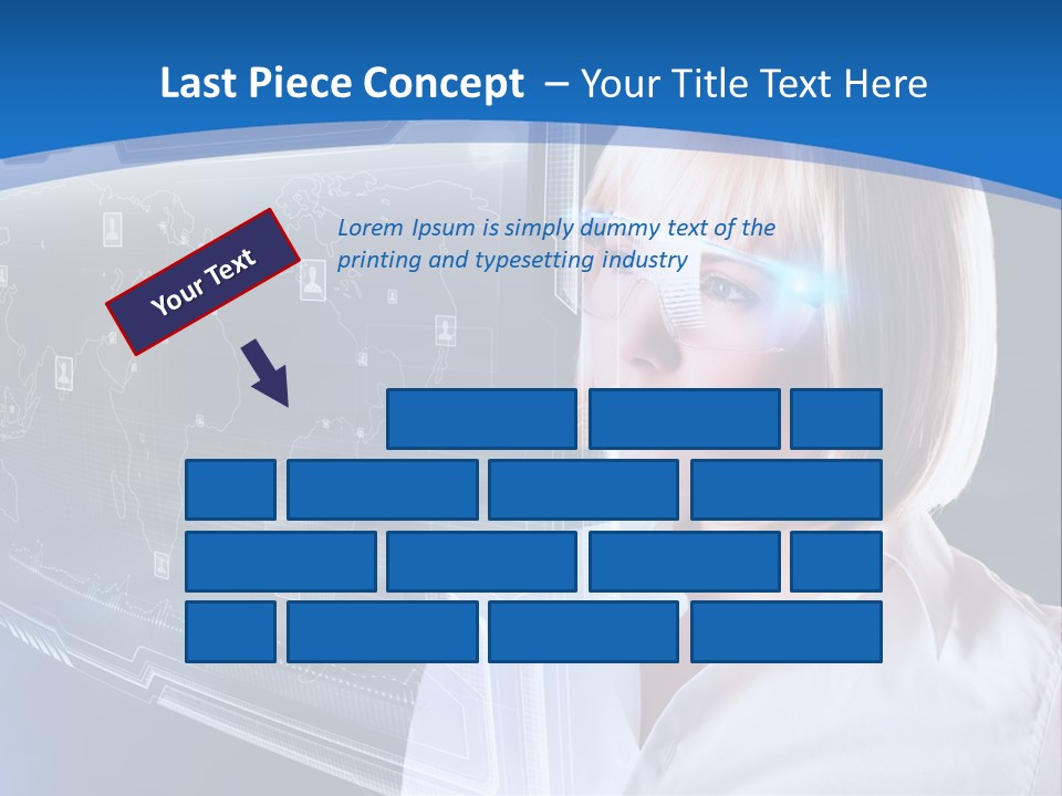 Internet Kommunizieren Business PowerPoint Template