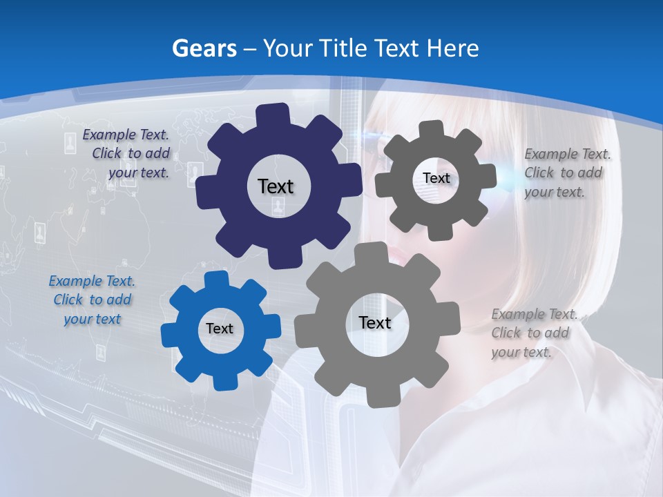 Internet Kommunizieren Business PowerPoint Template