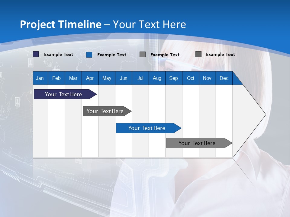 Internet Kommunizieren Business PowerPoint Template