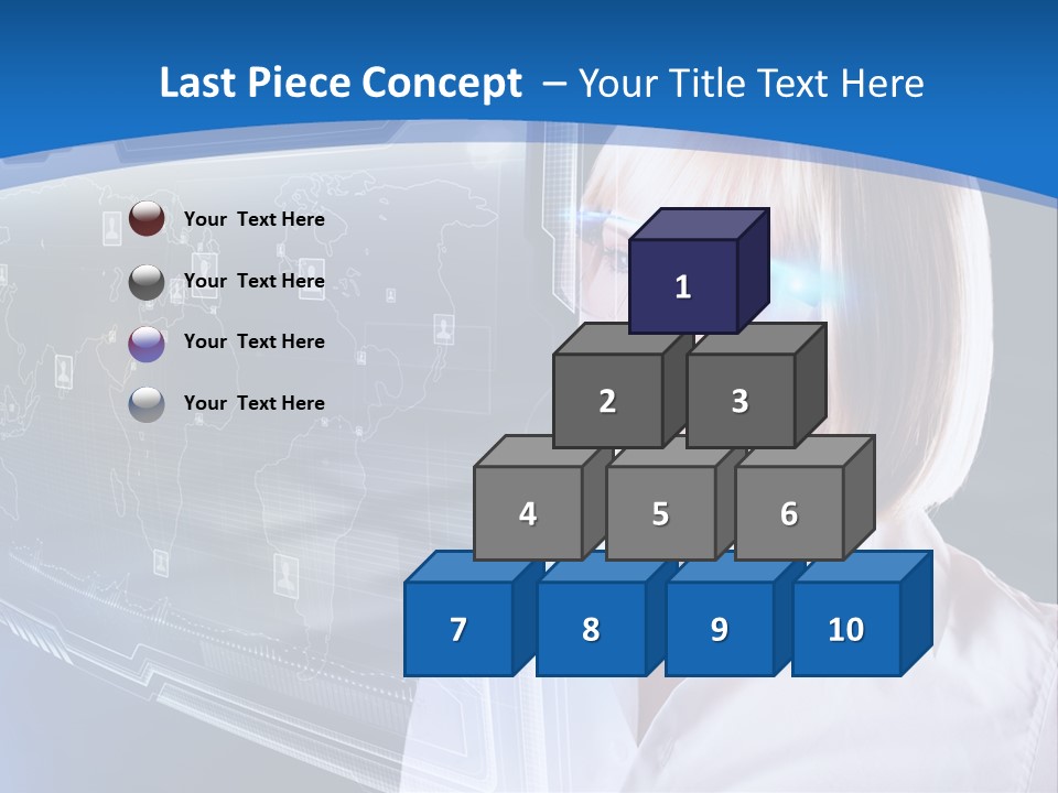 Internet Kommunizieren Business PowerPoint Template